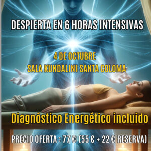 Plaza en el Curso Energía y Sanación Barcelona 4 de octubre